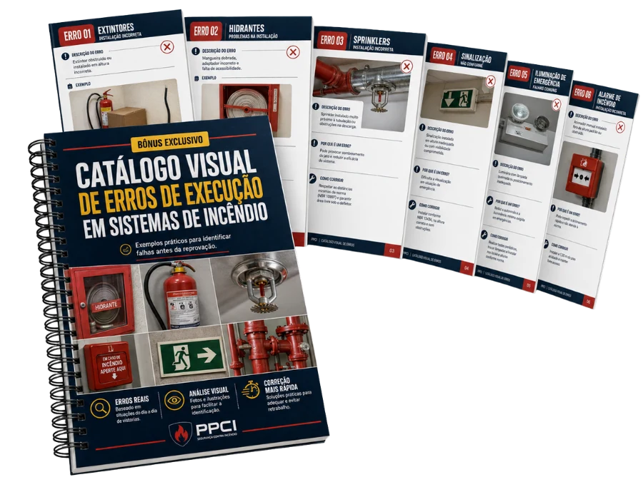 Mockup do Catálogo Visual de Erros de Execução